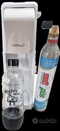 gasatore happy frizz con bottiglia e bombola 