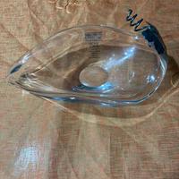 Portacaramelle cristallo e argento