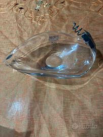 Portacaramelle cristallo e argento