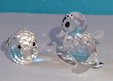 coppia papere swarovski