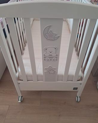 lettino neonato PRENATAL in legno bianco