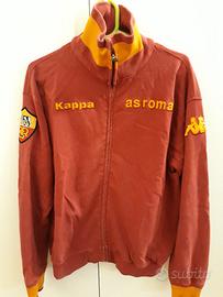 Felpa calcio Roma Kappa tg. L anni 2000
