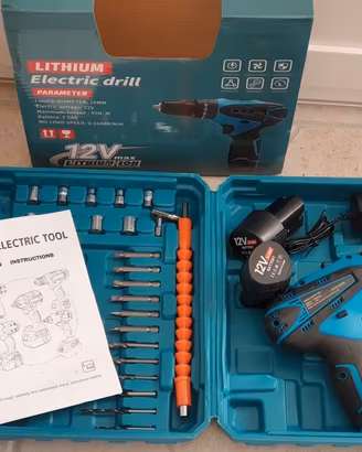 Trapano avvitatore cordless 12v