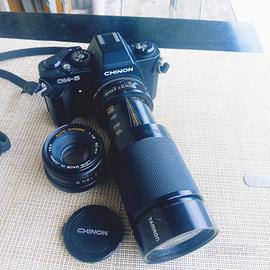 fotocamera vintage chinon cm 5 anni 80 vintage