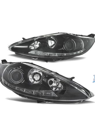 FARI FORD FIESTA 08-12 LUCE DIURNA NERO