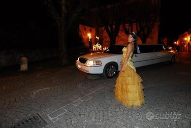 Abito da sera lungo color oro - vestito elegante