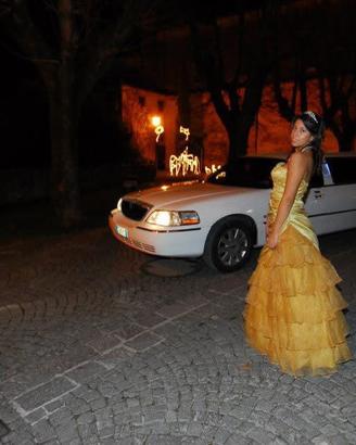 Abito da sera lungo color oro - vestito elegante