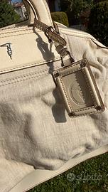 Borsa estiva cotone/pelle Trussardi