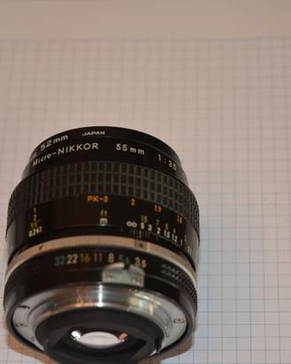 Obiettivo Micro Nikkor 55mm