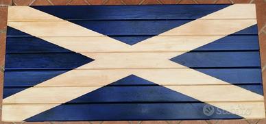 Baule scozzese dipinto a mano