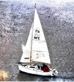 Barca vela 6mt deriva mobile carrellabile