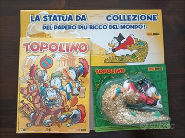 Topolino 3677 + Statuetta Zio Paperone