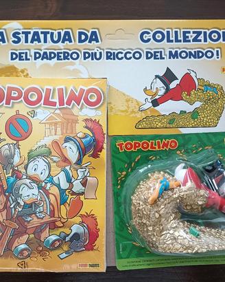 Topolino 3677 + Statuetta Zio Paperone