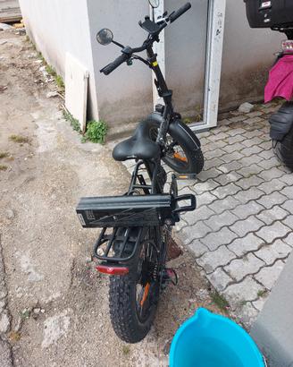 bicicletta fat bike a pedalata assistita 
