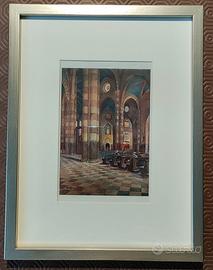 quadro "Interno Duomo d'Alba"