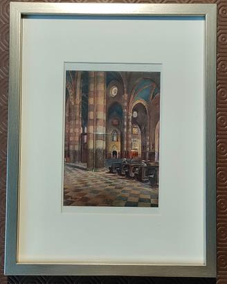 quadro "Interno Duomo d'Alba"
