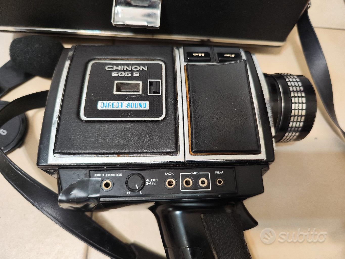 Cinepresa Super 8 Chinon 605 S Direct Sound - Audio/Video In