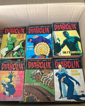 Fumetti diabolik anni 70/80