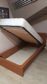 letto contenitore e materasso