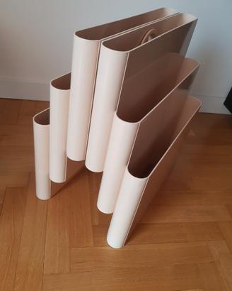 Kartell Stoppino porta riviste design anni 70 