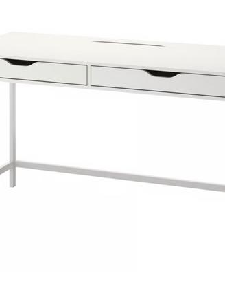 Scrivania bianca con cassetti Ikea Alex 132x58