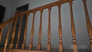 parapetto in legno 27 colonne