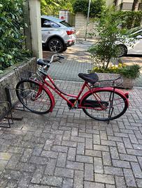 Bicicletta Zaffiri Bianchi con cestino