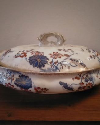 Zuppiera loto. Ceramiche Furnivals England Vintage