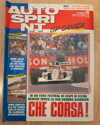 Autosprint 1992 - Didier Auriol - Speciale Le Mans