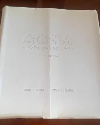 Libro di cucina Eleven Madison Park di Humm&Guidar