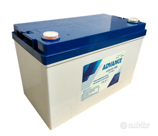 Batteria camper GEL-Carbonio 12V-100Ah