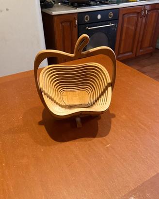 Portafrutta in legno 
