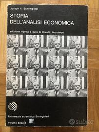 Schumpeter - Storia dell'analisi economica