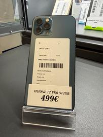 IPHONE 12 PRO 512GB 100% batteria