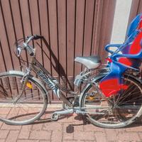 Bicicletta con passeggino 