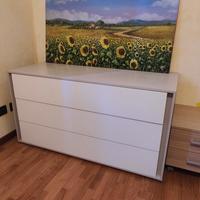 Comò con cassetti chiusura rallentata 