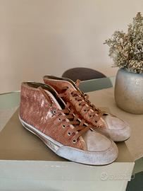 Hogan sneakers paillettes rosa effetto used