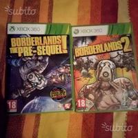 Giochi x box 360 Bordelands 2 e the pre-sequel