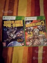 Giochi x box 360 Bordelands 2 e the pre-sequel
