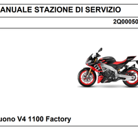 LIBRETTO OFFICINA APRILIA TUONO V4 2021/2023