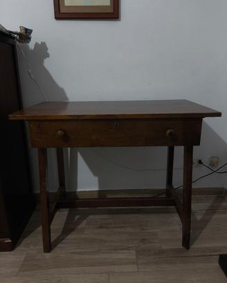 Scrivania in arte povera