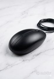 Mouse USB HP con cavo lungo 2 metri – nero