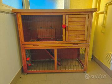 Gabbia per conigli, conigli nani, piccoli roditori