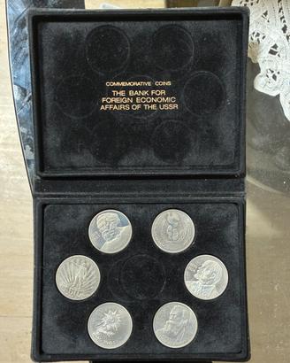 Cofanetto Monete Commemorative URSS / URSS 1 Rublo