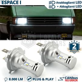 Kit Luci LED H4 Per RENAULT ESPACE 1 CANbus 6500K