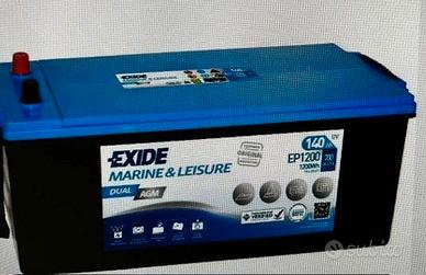 Batteria AGM EXIDE DUAL EP 1200 140 AH