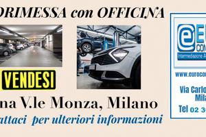 605/25 AUTORIMESSA con Officina zona Viale Monza