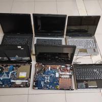 Lotto n. 6 notebook usati uso ricambi