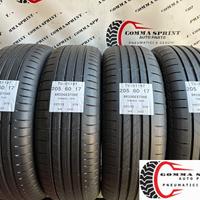 4 PNEUMATICI 205/60 R17 BRIDGESTONE ESTIVE KM0