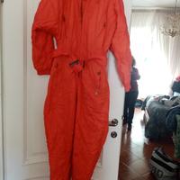 set tuta sci Vdev arancio e guanti diadora tg 6½